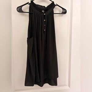 Ramy Brook Elegant Black Sleeveless Top